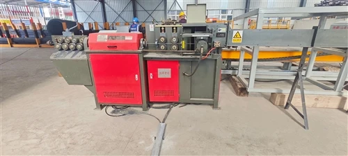 What are the functional features of the CNC steel bar straightening, cutting ...
